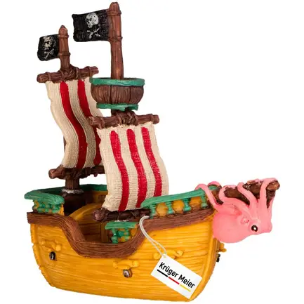 Декорація піратський корабель Kruger Meier Pirate Ship S 16x6x15см (16614): додаткове фото 5