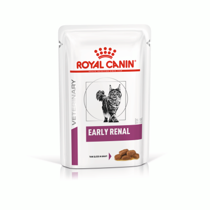 Дієтичний вологий корм Royal Canin EARLY RENAL CAT (шматочки у соусі) для котів 85 г