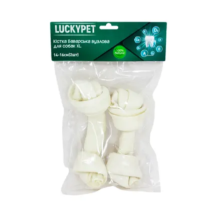 Кістка Баварська вузлова №3 XL, 14-16 см, 2шт/уп, Lucky Pet