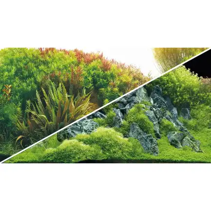 Задній фон Hobby Planted River/Green Rocks 100x50см (31044): додаткове фото 2