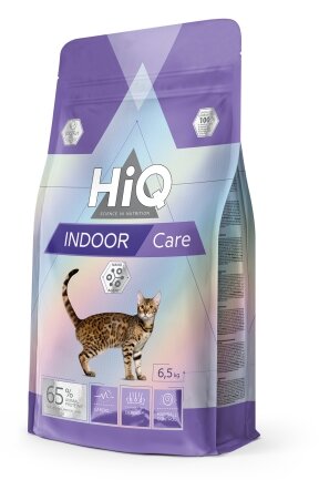 Сухий корм для дорослих котів які мешкають у будинку HiQ Indoor care 6,5 кг