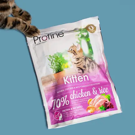 Сухий корм Profine Kitten для кошенят, з куркою та рисом, 300 г: додаткове фото 5