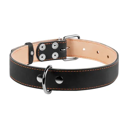 Нашийник "CoLLaR" подвійний (ширина 35мм, довжина 48-63см) чорний: додаткове фото 2
