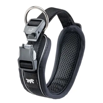 Ferplast GENIUS C20/43 BLACK COLLAR нейлоновий нашийник для тварин чорний: додаткове фото 3