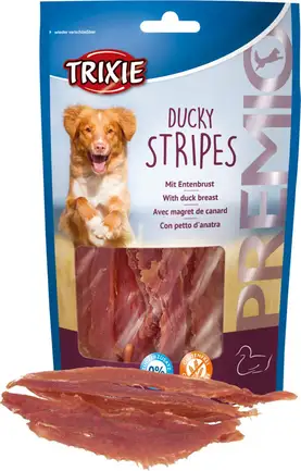 Ласощі Trixie Premio Ducky Stripes для собак, качка, 100 г: додаткове фото 3