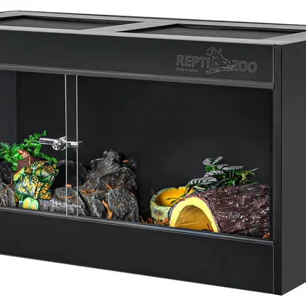 Тераріум з ПВХ Repti-Zoo Terrarium PVC 90x45x45 см (CN904545PN) скляними дверцятами для рептилій і амфібій: додаткове фото 6