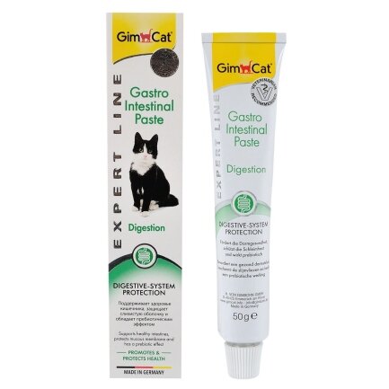 Вітаміни GimCat Expert Line Gastro Intestinal для котів, покращення травлення, 50 г