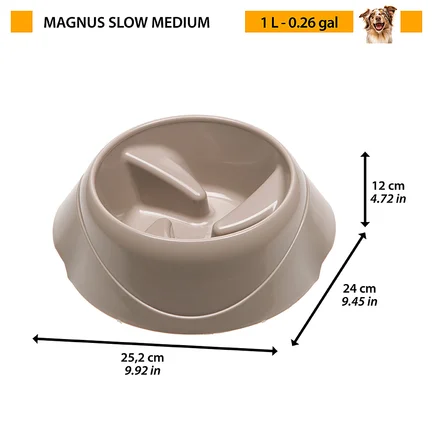 Ferplast MAGNUS SLOW MEDIUM Миска пластикова: додаткове фото 2