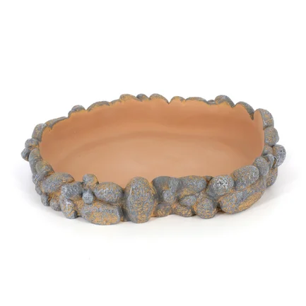 Поїлка для рептилій Hobby Drinking bowl Pebbles M 21x16x3,5см (36401): додаткове фото 2