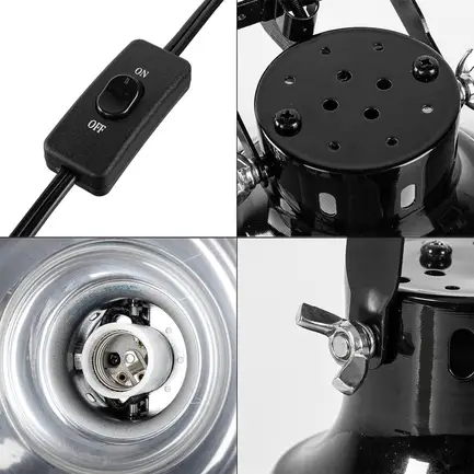 Світильник глибокий рефлекторний Repti-Zoo Big Multi Dome 200W (RL18): додаткове фото 6