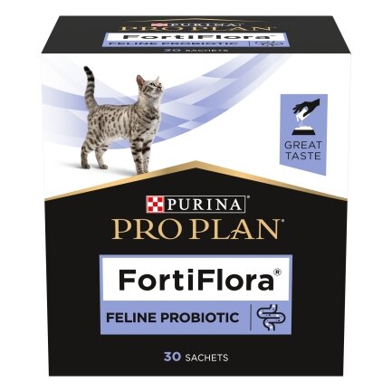 Пробіотик PRO PLAN FortiFlora для дорослих котів та кошенят для підтримання нормальної міклофлори шлунково-кишкового тракту 30х1 г