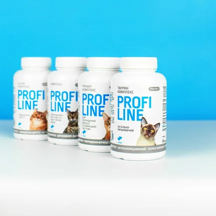 Вітаміни Provet Profiline для котів Таурин Комплекс, 180 таб.: додаткове фото 7