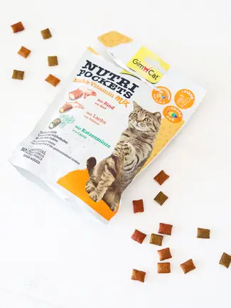 Вітамінні ласощі GimCat Nutri Pockets для котів, мультивітамін мікс, 150 г: додаткове фото 2
