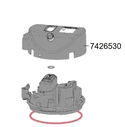 Кришка голови для зовнішнього фільтру Eheim classicVARIO+e 250 (2214) (7426530): додаткове фото 2