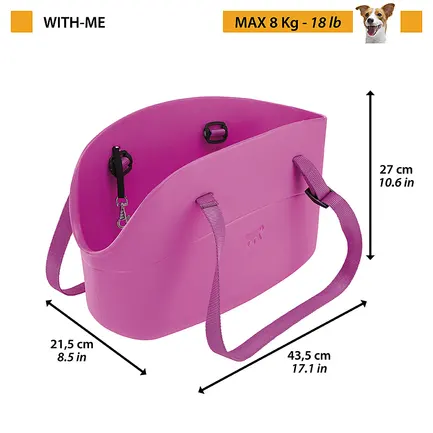 Ferplast WITH-ME BAG Сумка-переноска для тварин, полімер: додаткове фото 2