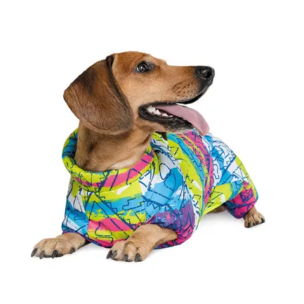 Комбінезон Pet Fashion «Puzzle» для собак, розмір S, з принтом: додаткове фото 2