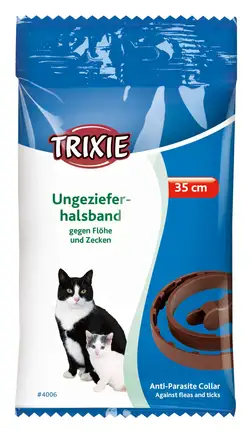 Біо-нашийник Trixie Flea & Tick Collar для котів, 35 см (від зовнішніх паразитів)