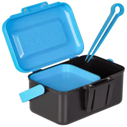 Подвійний контейнер для живого корму Terrario Live Food Box 13x9x7см: додаткове фото 2