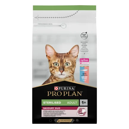 Сухий корм PRO PLAN Sterilised Adult 1+ Savoury Duo для дорослих котів після стерилізації з тріскою та фореллю 1,5 кг