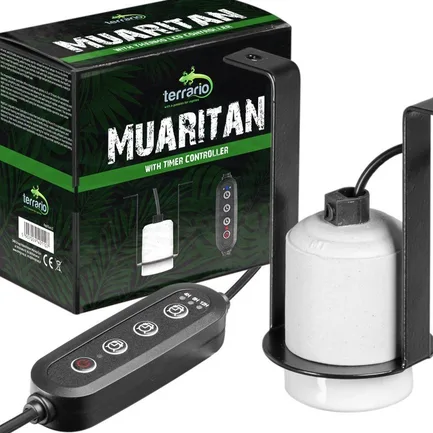 Світильник керамічний патрон з таймером Terrario Muaritan Time Control 200W: додаткове фото 2