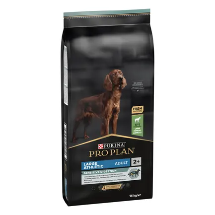Сухий корм PRO PLAN Large Athletic Adult 2+ Sensitive Digestion для дорослих собак великих порід атлетичної статури з чутливим травленням з ягням 14 кг