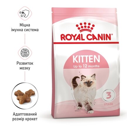 Сухий корм Royal Canin KITTEN для кошенят всіх порід 8кг+2кг — Фото 3