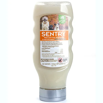 Sentry Oatmeal Shampoo СЕНТРІ ВІВСЯНЕ БОРОШНО шампунь від бліх і кліщів для собак 0,532 л