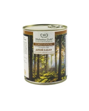 Hubertus Gold. Консерви для собак. Дикий кабан з картоплею та ожиною 800 г