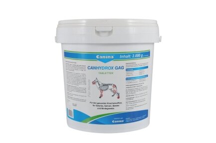 Вітаміни Canina Canhydrox GAG для собак, при проблемах з суглобами та м&#039;язами, 2 кг (1200 таб)