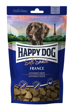 М&#039;які ласощі Happy Dog Soft Snack France для собак зі смаком качки та картоплі, 100 г, 60686