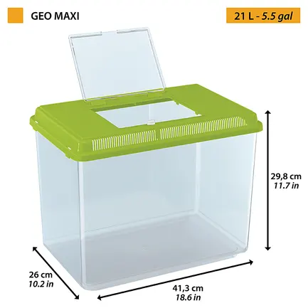 Ferplast GEO MAXI Контейнер для риб та амфібій(21л): додаткове фото 2