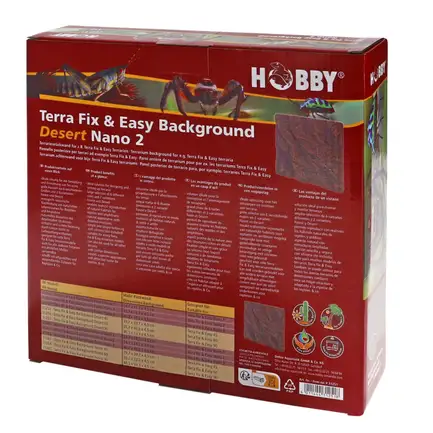 Фон для тераріуму 3D Hobby Terra Fix & Easy Background Dessert Nano 2 24,7x24,7x4,5см (31251): додаткове фото 5