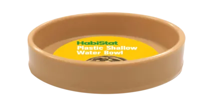 HABISTAT ROUND PLASTIC WATER BOWL 13 X 13 X 2.5CM (R3100045) поїлка для рептилій: додаткове фото 2