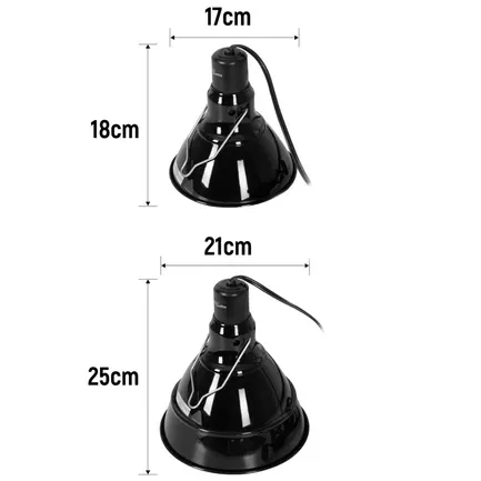 Світильник глибокий рефлекторний Repti-Zoo 2in1 Big Multi Dome 200W (RL19): додаткове фото 7