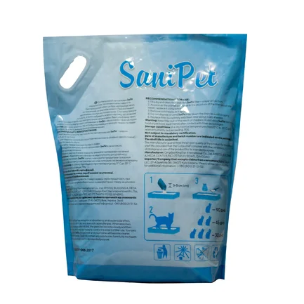 Наповнювач Sani Pet для котячих туалетів силікагелевий, 10 л: додаткове фото 2