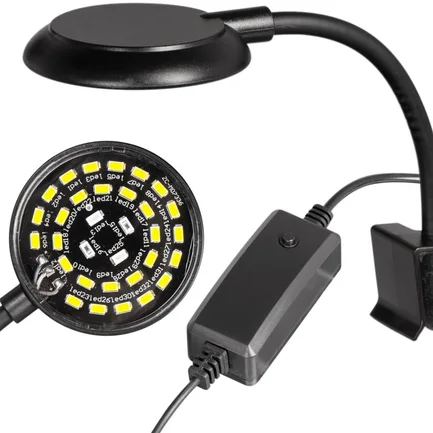 Світильник LED Kruger Meier Velluto S-Line Black 7W для акваріумів 10-40 літрів та рослин: додаткове фото 7