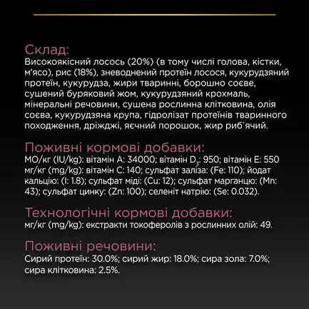 Сухий корм PRO PLAN Small&Mini Adult 1+ Sensitive Skin для дорослих собак дрібних порід з чутливою шкірою з лососем 3 кг: додаткове фото 9