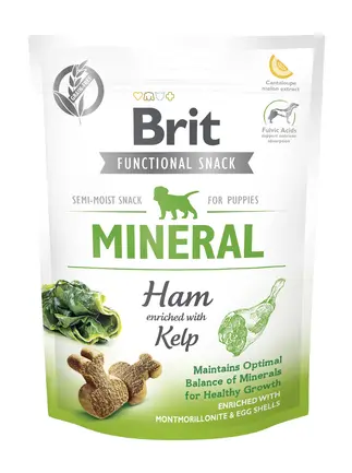 Функціональні ласощі для цуценят Brit Care Functional Snack Mineral Ham з шинкою, 150 г