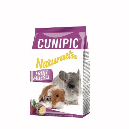 Снеки Cunipic Naturaliss Fruit для морських свинок, хом&#039;яків і шиншил, 60 г