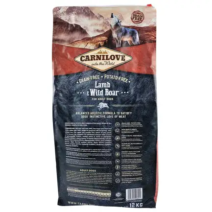 Сухий корм Carnilove Lamb & Wild Boar для дорослих собак всіх порід, ягня та кабан, 12 кг: додаткове фото 4