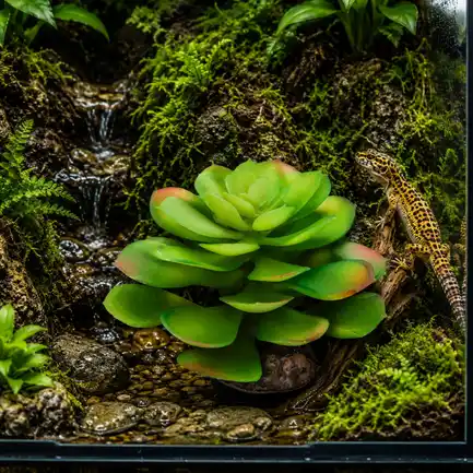 Штучна рослина Hobby Terra Succulent 4 17 см (37733) для тераріуму, акватераріуму та палюдаріуму: додаткове фото 3