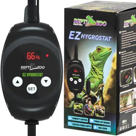 Цифровий гігростат Repti-Zoo EZ hygrostat (HC01) з LED-дисплеєм для тераріуму та інкубатора: додаткове фото 2