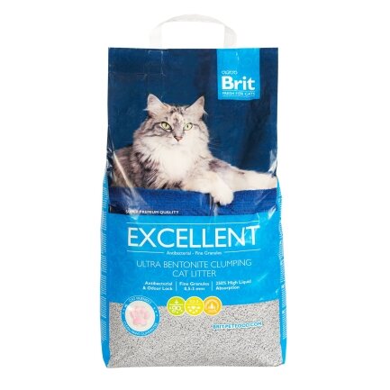 Наповнювач для котячого туалету Brit Fresh Excellent бентонітовий, 10 кг — Фото 1