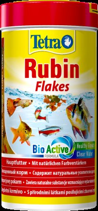 Корм Tetra Rubin Flakes для акваріумних рибок, для забарвлення, 52 г (пластівці)