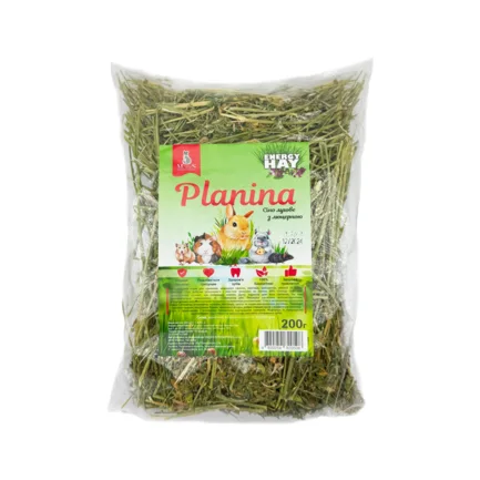 Планіна (Planina) сіно лугове з люцерною Energy Hay 200 г, MODES