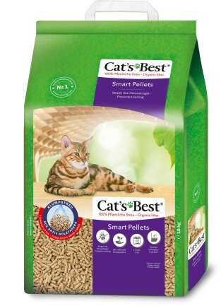 Наповнювач Cat’s Best Smart Pellets для котячого туалету, деревний, 20л/10кг