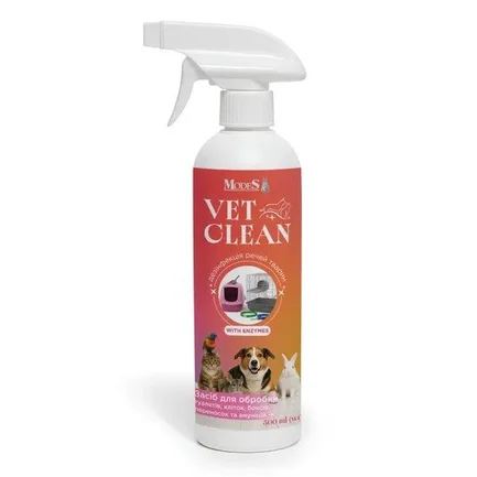 Vet Clean Засіб для обрробки туалетів, кліток, боксів, переносок та амуніції 500 мл, Modes