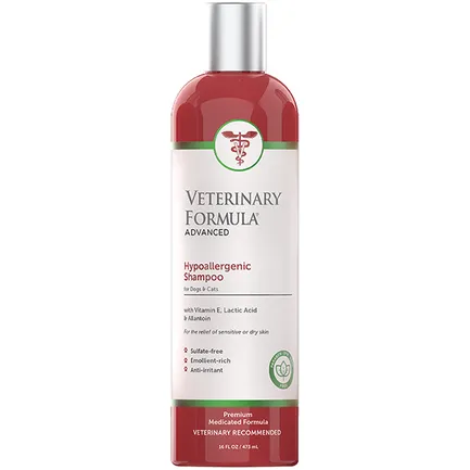 Veterinary Formula Advanced Hypoallergenic Shampoo ВЕТЕРИНАРНА ФОРМУЛА ГІПОАЛЕРГЕННИЙ шампунь для собак і котів 0,473 л