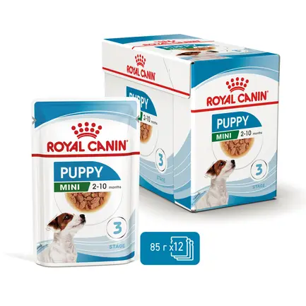 Вологий корм Royal Canin MINI PUPPY для цуценят всіх порід 85 г: додаткове фото 2