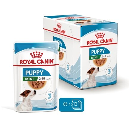 Вологий корм Royal Canin MINI PUPPY для цуценят всіх порід 85 г — Фото 1